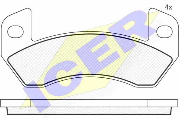 Brake Pad Set, disc brake (181873)