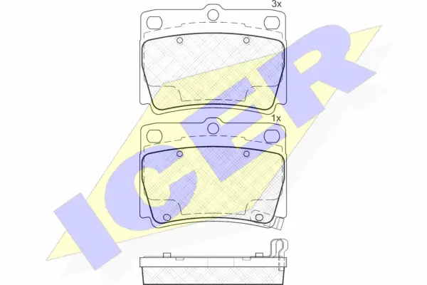 Brake Pad Set, disc brake (181719)