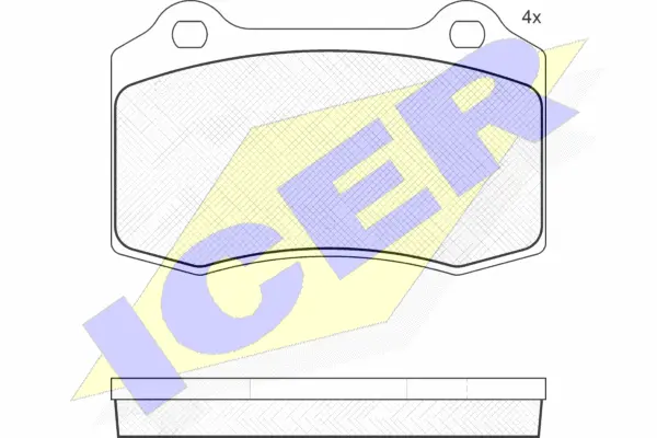 Brake Pad Set, disc brake (181447)