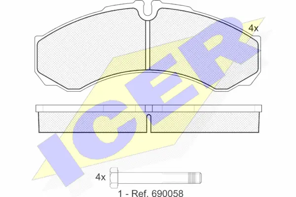 Brake Pad Set, disc brake (141208)