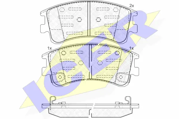Brake Pad Set, disc brake (181578)