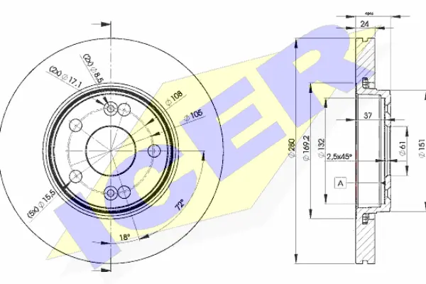 Brake Disc (78BD6198-2)
