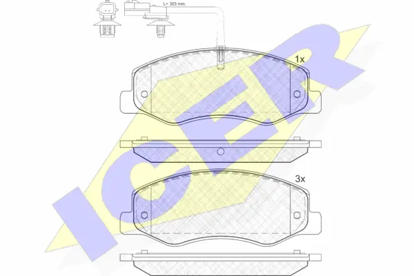Brake Pad Set, disc brake (142000)