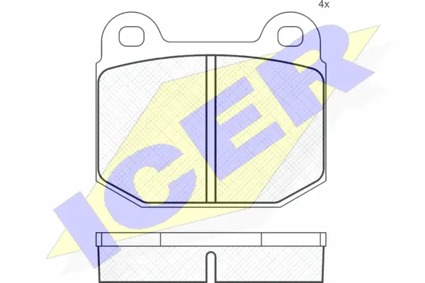 Brake Pad Set, disc brake (180170)