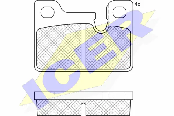 Brake Pad Set, disc brake (180306)