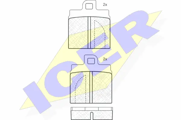 Brake Pad Set, disc brake (180201)