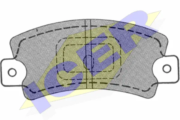 Brake Pad Set, disc brake (180654)