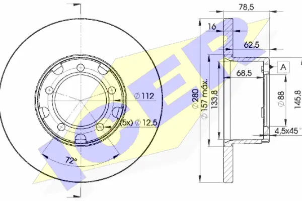 Brake Disc (78BD4280-1)