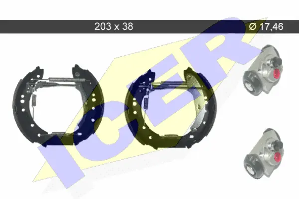 Brake Shoe Set (79KT0088 C)