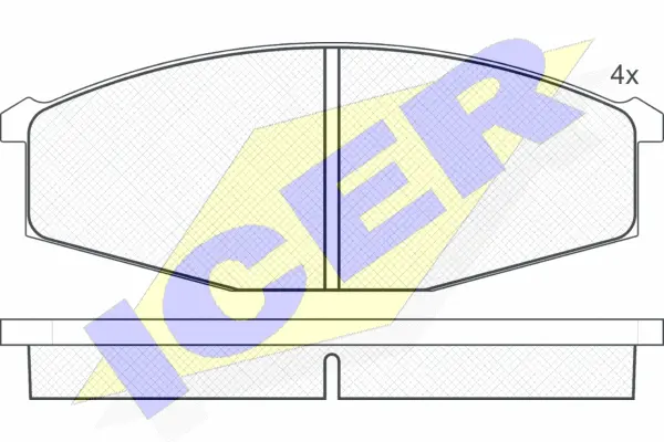 Brake Pad Set, disc brake (140347)
