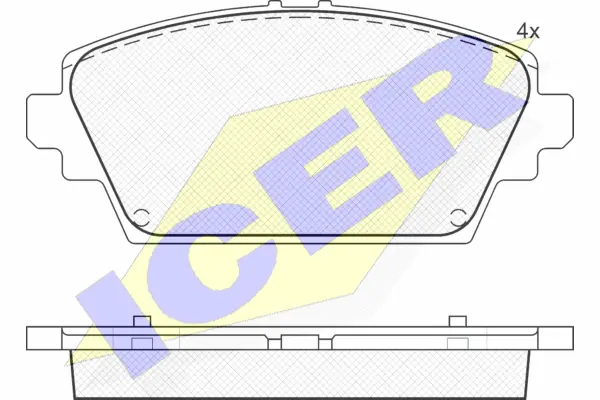 Brake Pad Set, disc brake (181581)