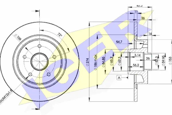 Brake Disc (78BD2236-1)