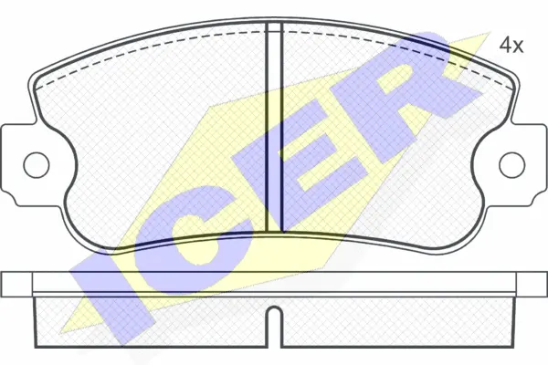 Brake Pad Set, disc brake (180496)