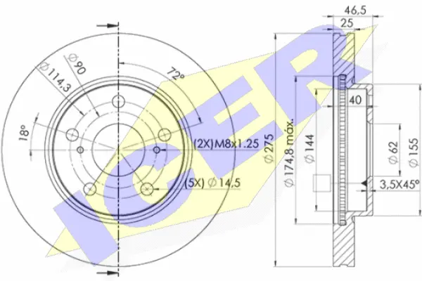 Brake Disc (78BD2881-2)