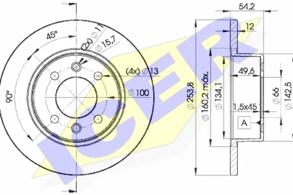 Brake Disc (78BD5166-2)