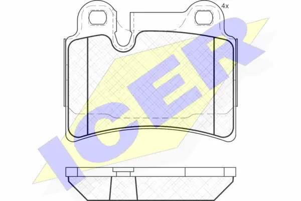 Brake Pad Set, disc brake (181951)