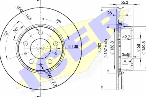 Brake Disc (78BD6567-2)