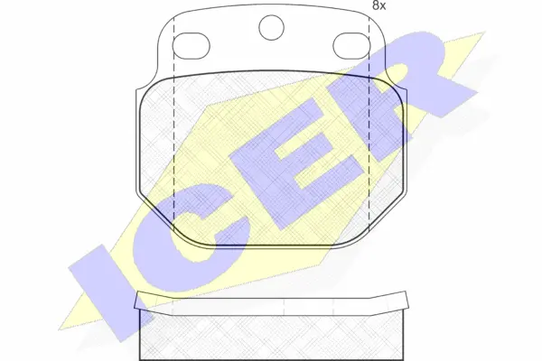 Brake Pad Set, disc brake (160440)