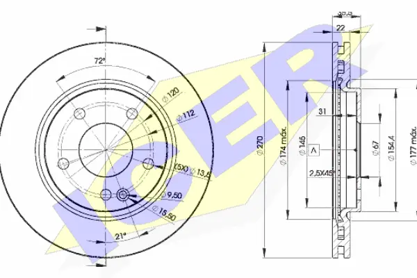 Brake Disc (78BD2112-2)