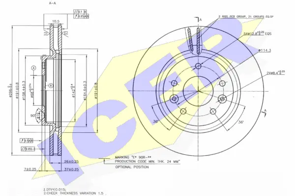 Brake Disc (78BD2089-2)