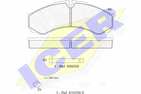 Brake Pad Set, disc brake (141208-200)