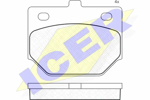 Brake Pad Set, disc brake (180312)