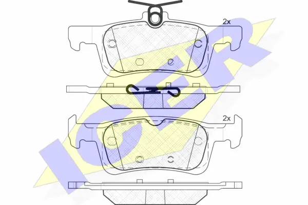 Brake Pad Set, disc brake (182174)