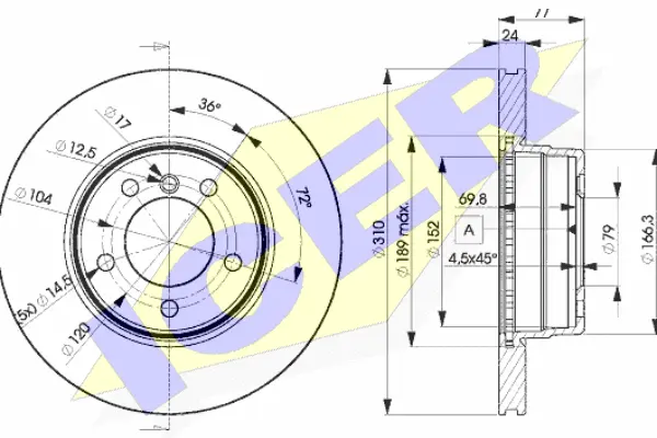 Brake Disc (78BD6402-1)