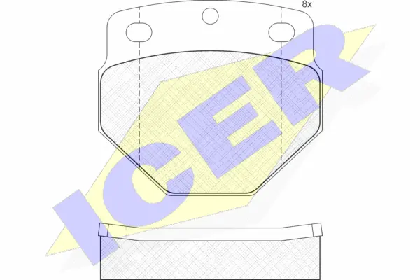 Brake Pad Set, disc brake (160689)