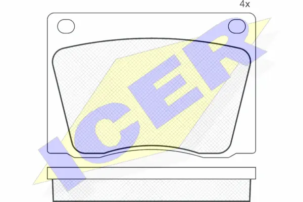 Brake Pad Set, disc brake (180009)