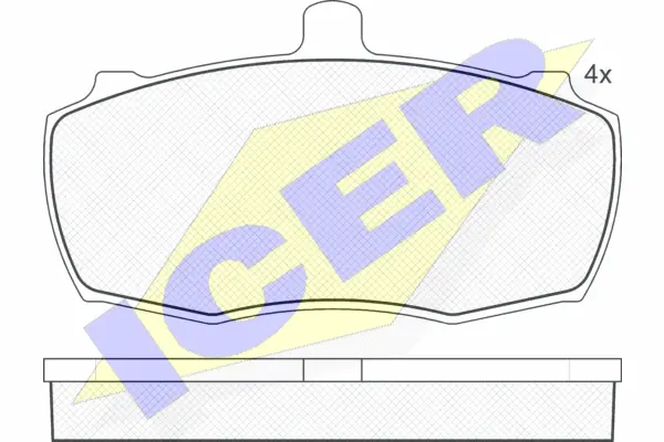 Brake Pad Set, disc brake (140503)