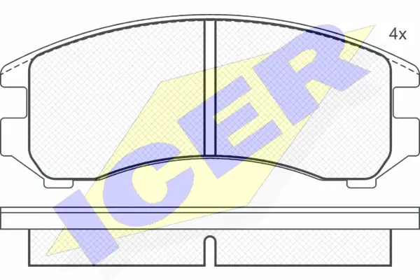 Brake Pad Set, disc brake (180810-204)