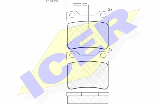 Brake Pad Set, disc brake (180787)