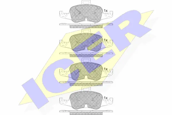 Brake Pad Set, disc brake (182233)