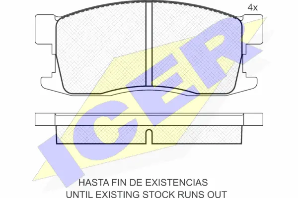 Brake Pad Set, disc brake (180675)