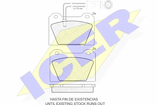 Brake Pad Set, disc brake (180339)