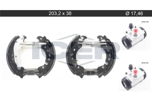 Brake Shoe Set (79KT0134 C)