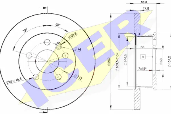 Brake Disc (78BD3012-2)