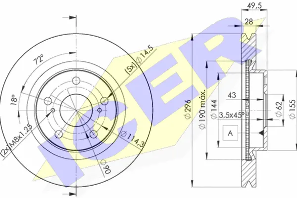 Brake Disc (78BD3107-2)