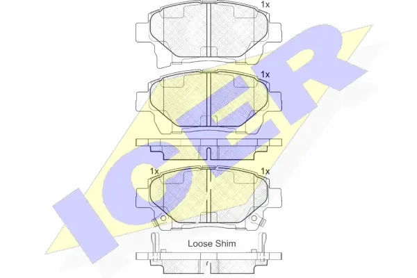 Brake Pad Set, disc brake (181926)