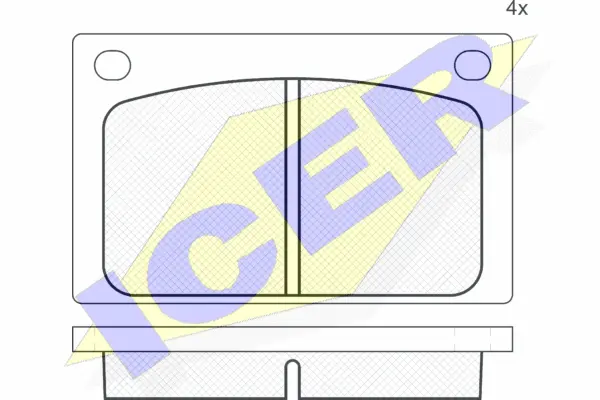 Brake Pad Set, disc brake (180142)