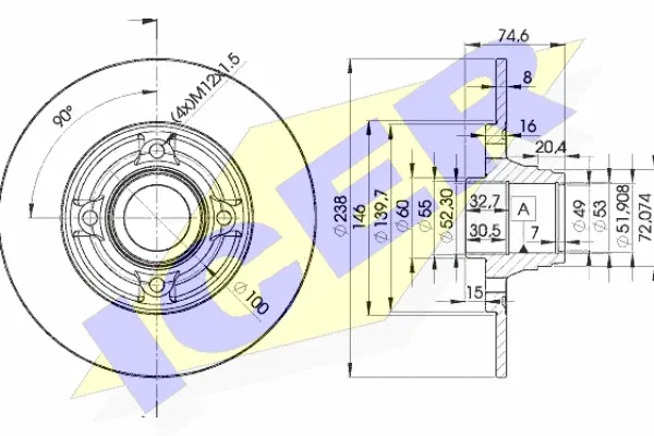 Brake Disc (78BD5006-1)