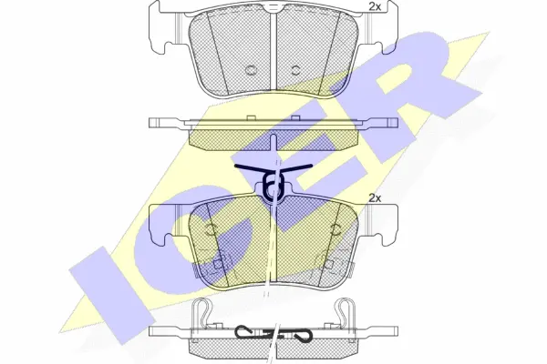 Brake Pad Set, disc brake (182315-200)