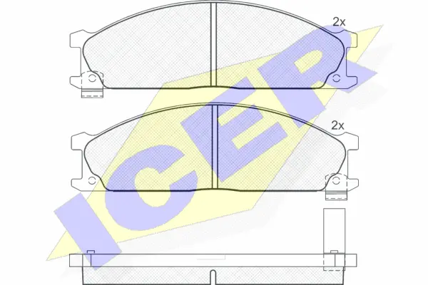 Brake Pad Set, disc brake (140886)