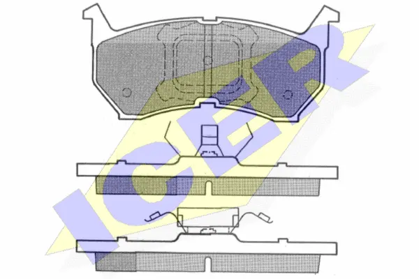 Brake Pad Set, disc brake (180781)