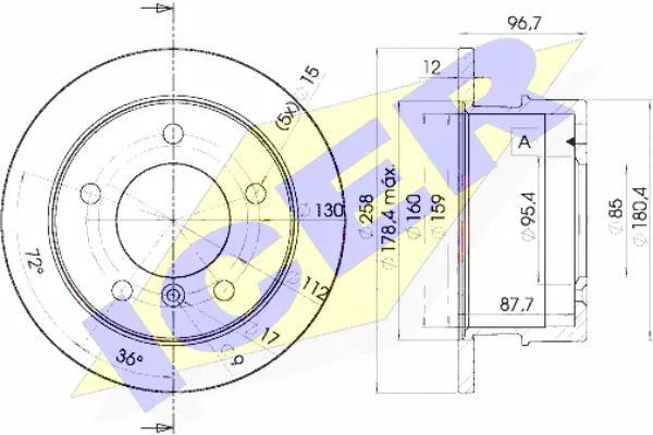 Brake Disc (78BD0184-1)