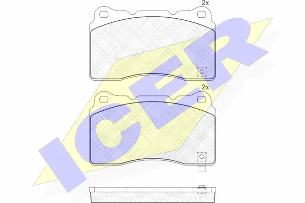 Brake Pad Set, disc brake (181585)