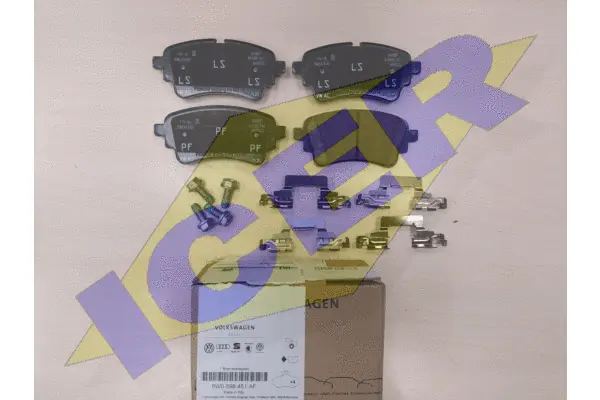 Brake Pad Set, disc brake (182256-203)