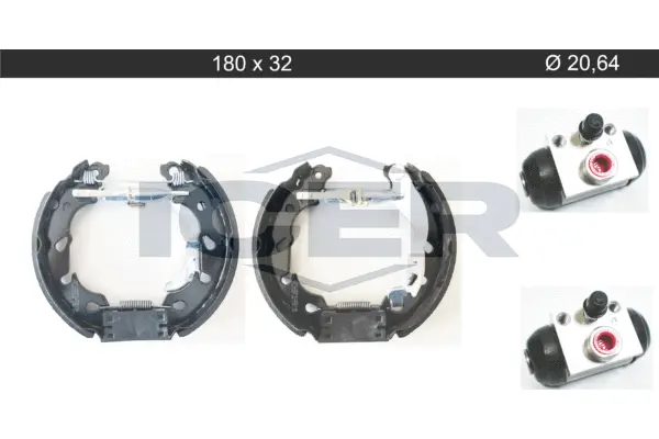 Brake Shoe Set (79KT0114 C)