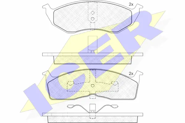 Brake Pad Set, disc brake (181113)